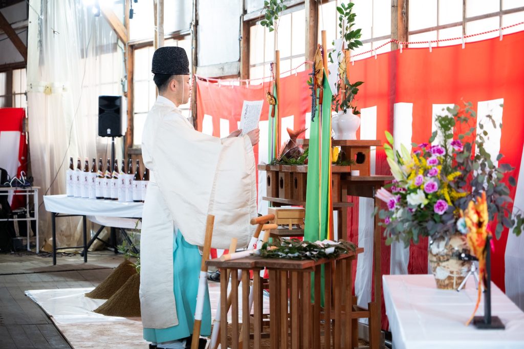 間人プロジェクト起工式